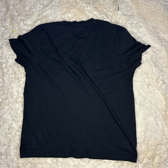 Forever 21 black tshirt with mushroom on front pocket size XL lightweight - Picture 2 of 4